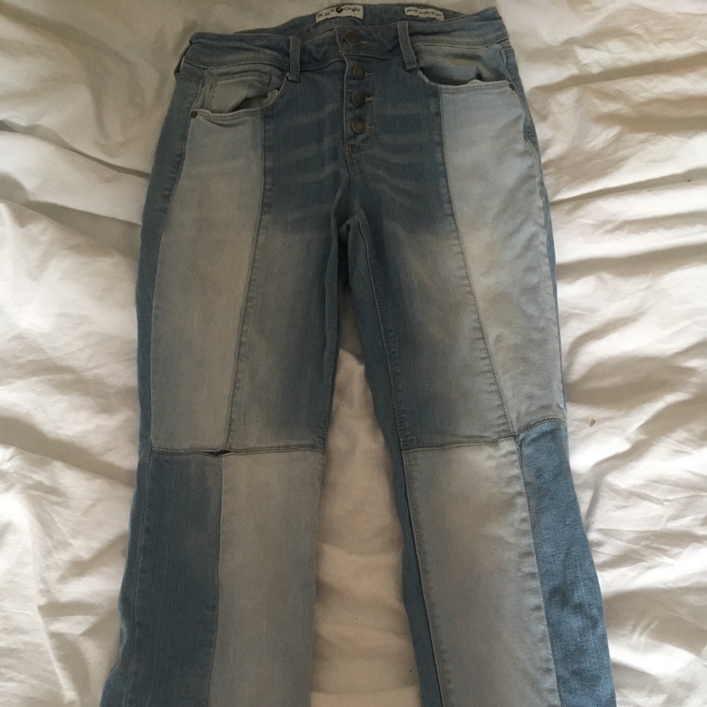 Awesome Denim Patchwork Jeans